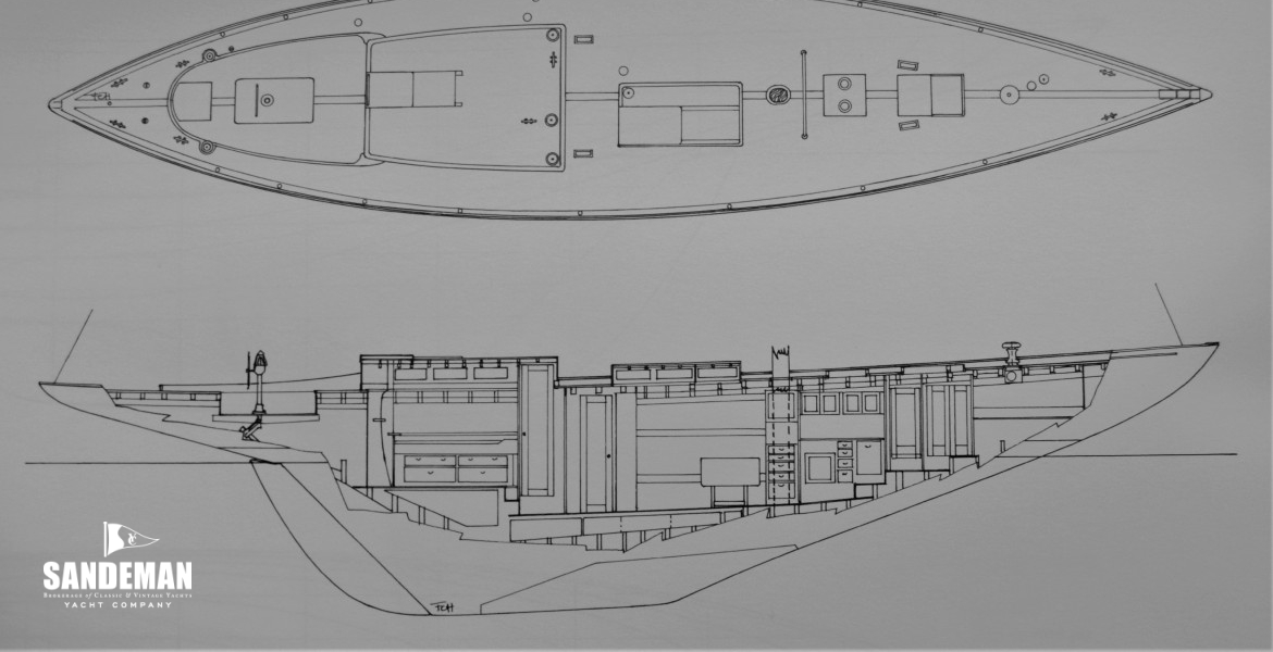 General arrangement deck and profile