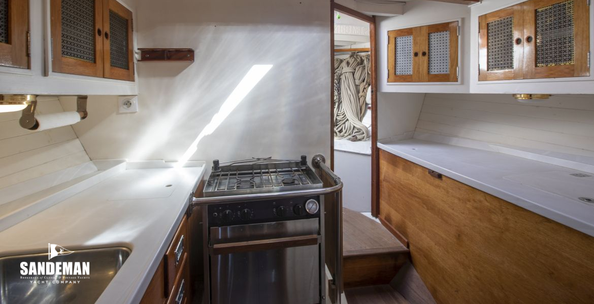 Into galley