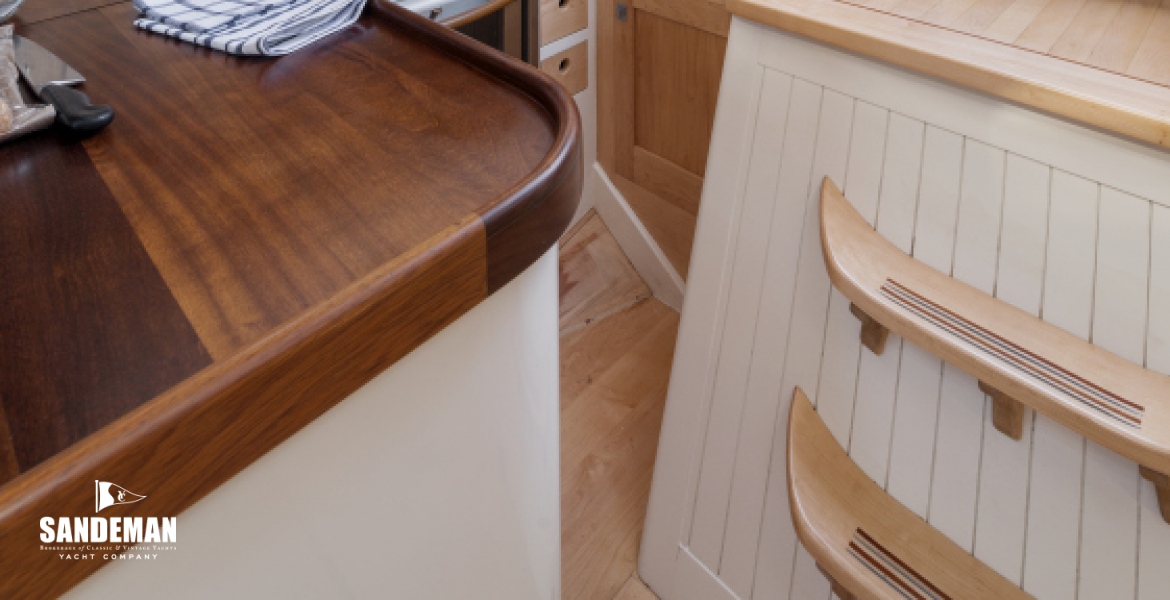Galley engine box and companionway exit