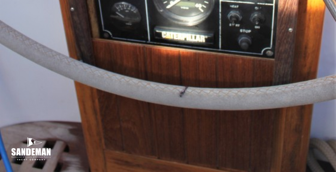 Helm and controls detail