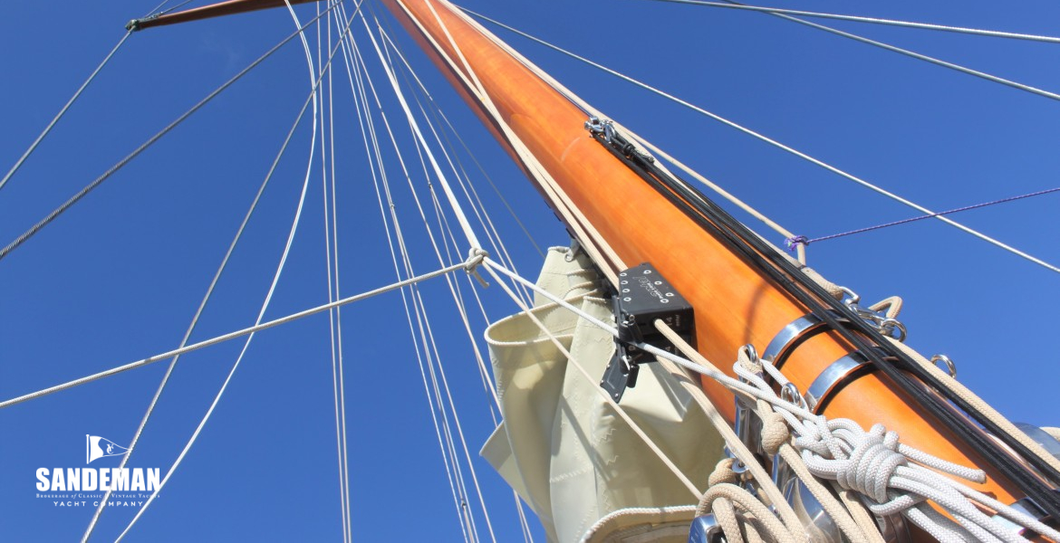 Hollow Douglas fir mast