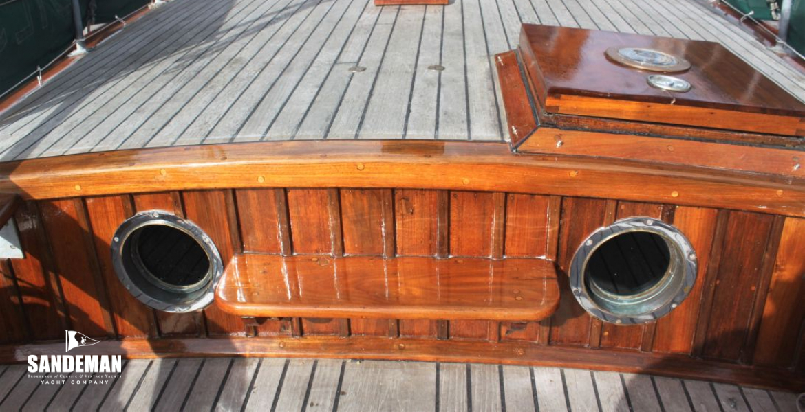 Aft deck view fwd