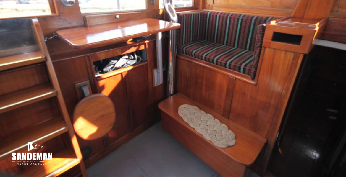 Wheelhouse view aft to stbd