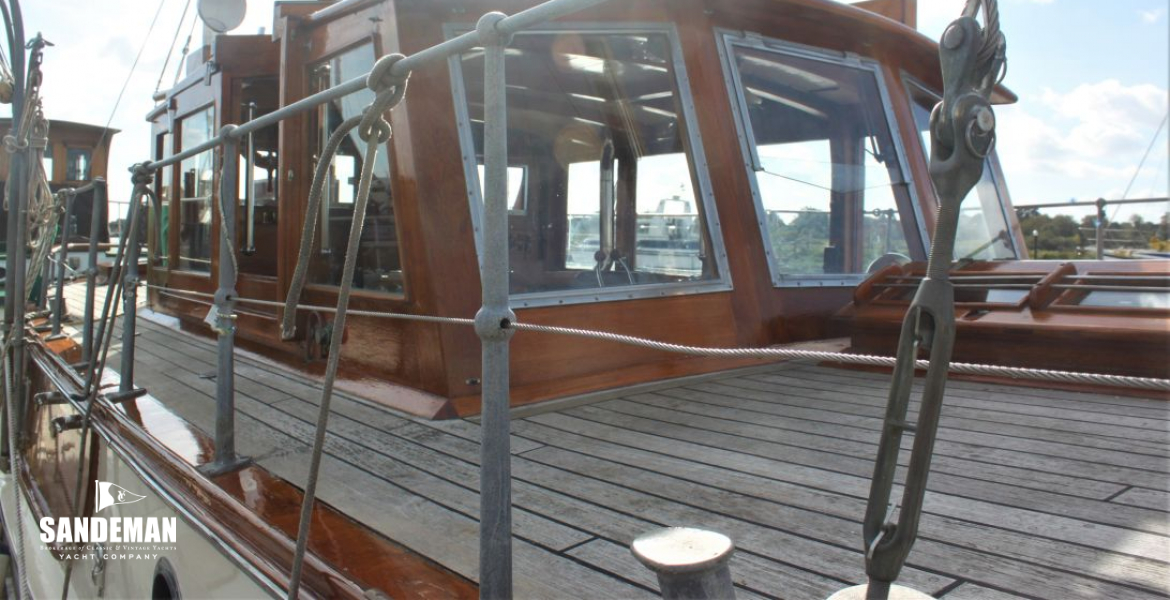Wheelhouse view aft