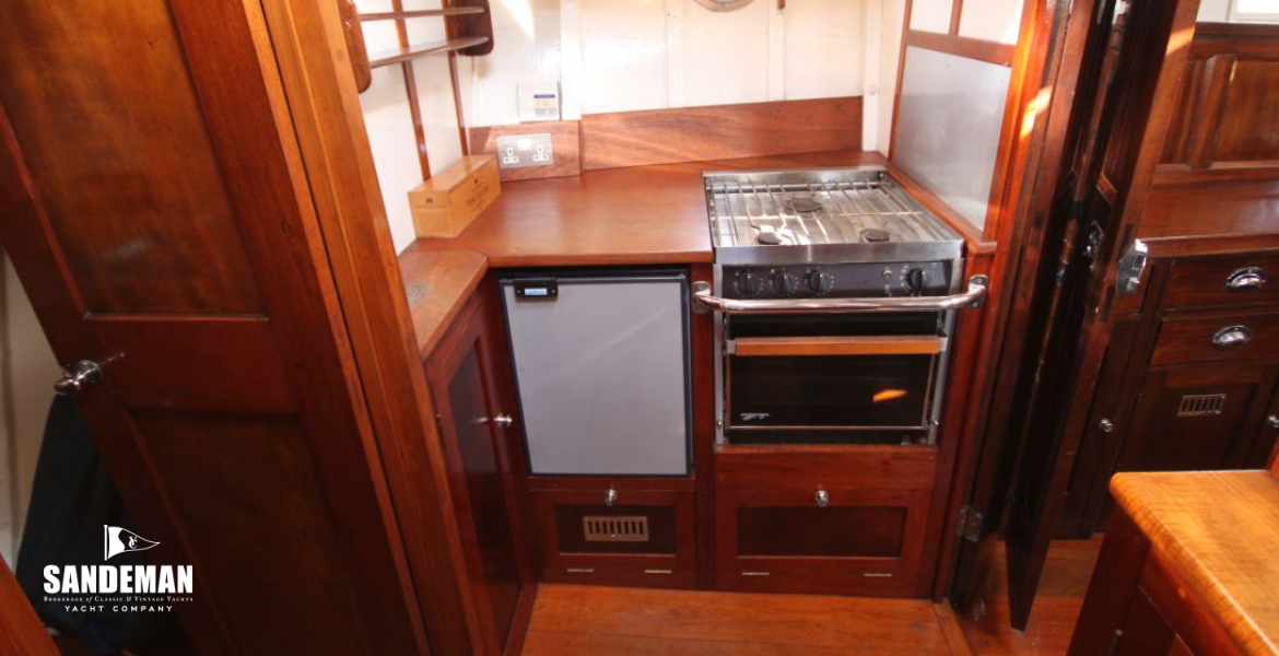 Galley view to stbd