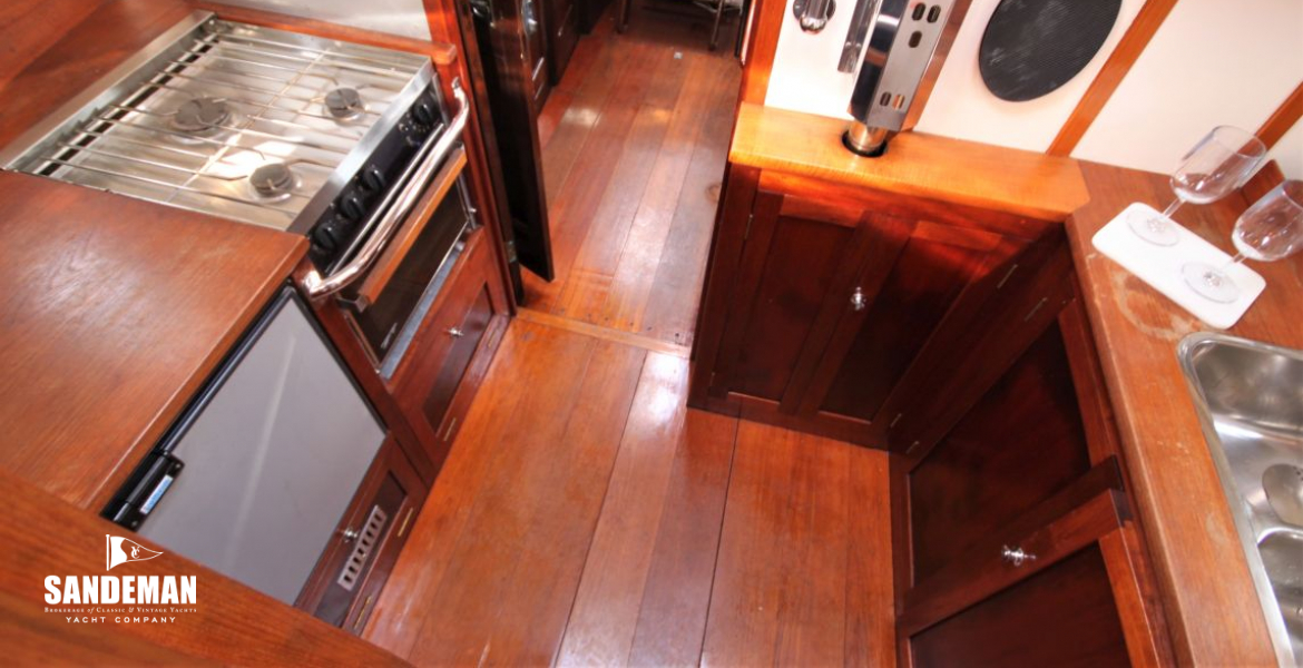 Galley view aft