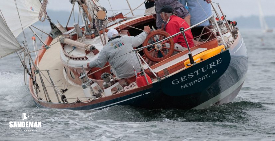 From astern