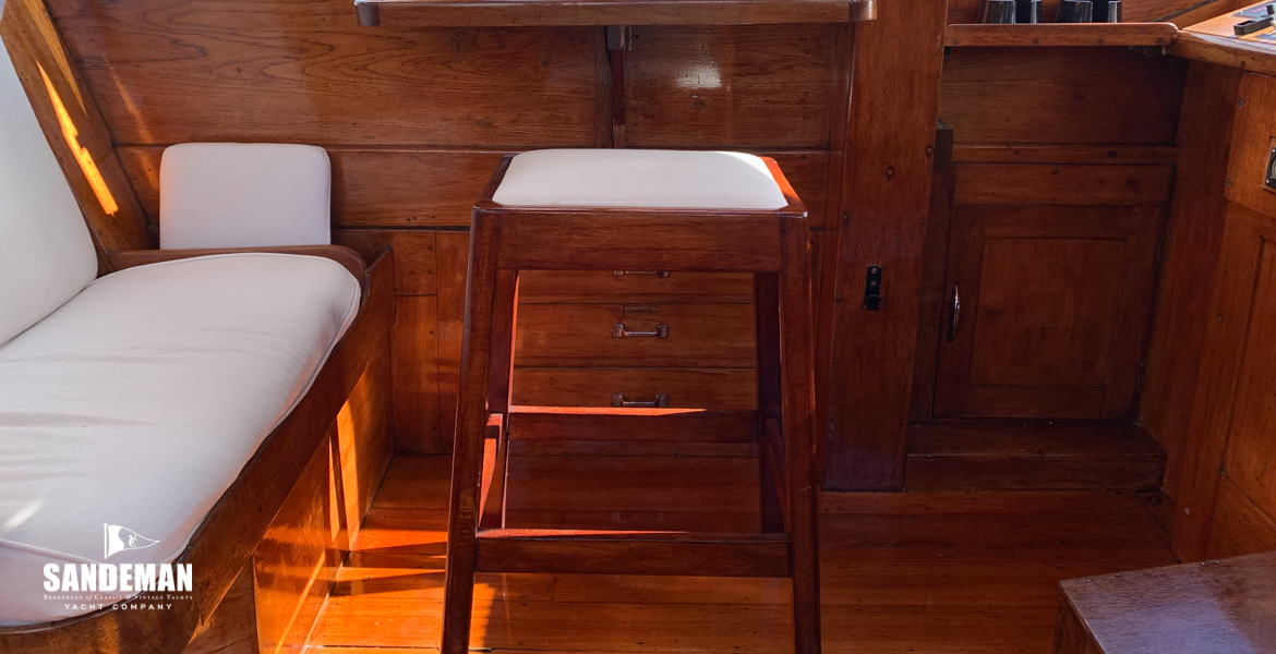 Wheelhouse view to port