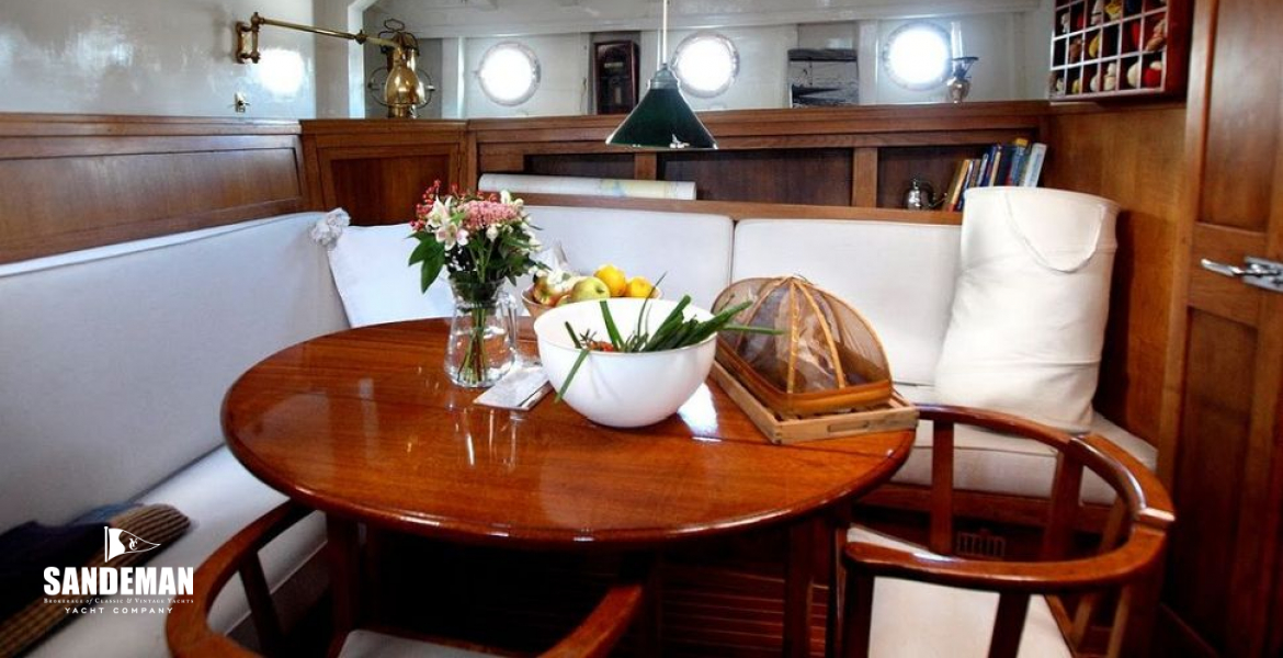 Saloon view to port