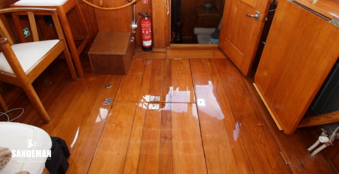 Into deckhouse