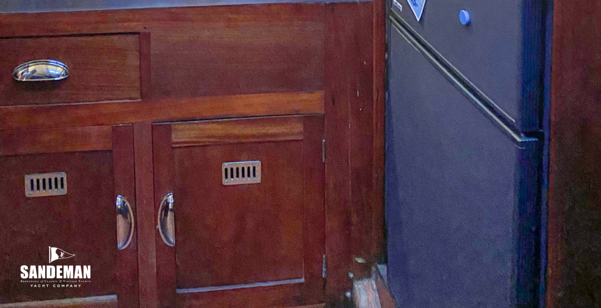 Galley to port