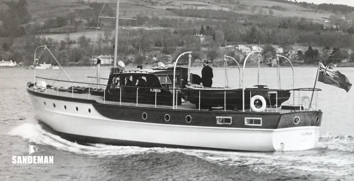 Sea trial on the Gareloch, 1951