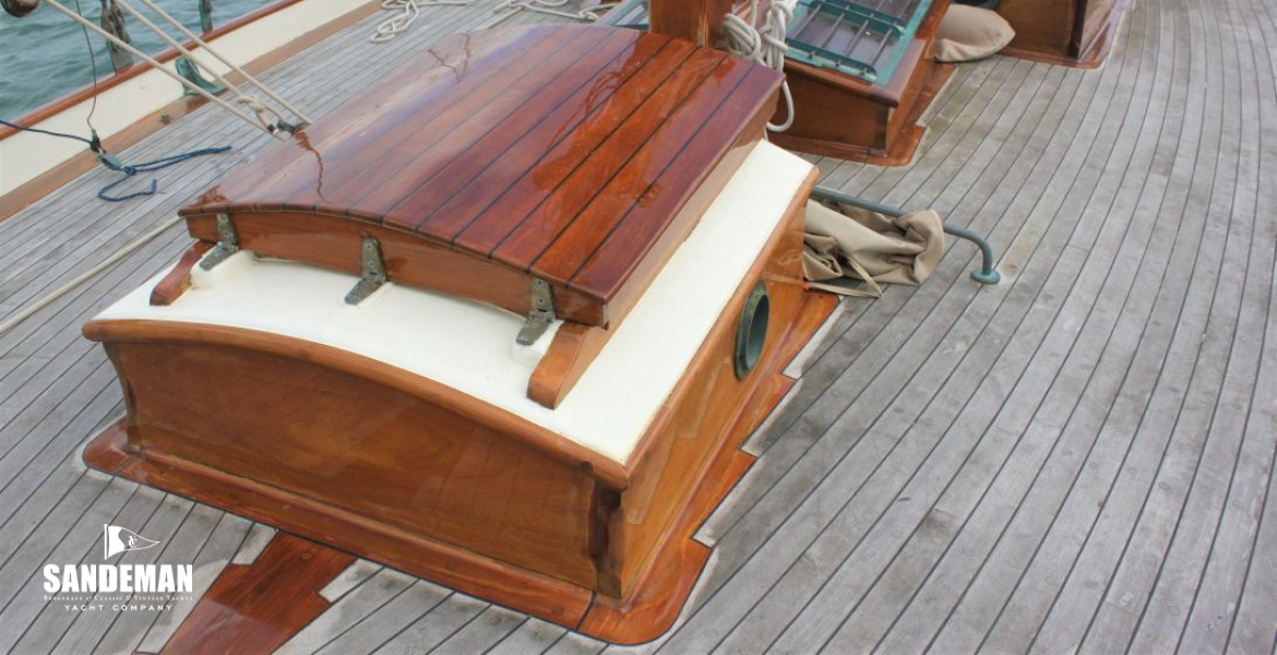 Fore scuttle view aft