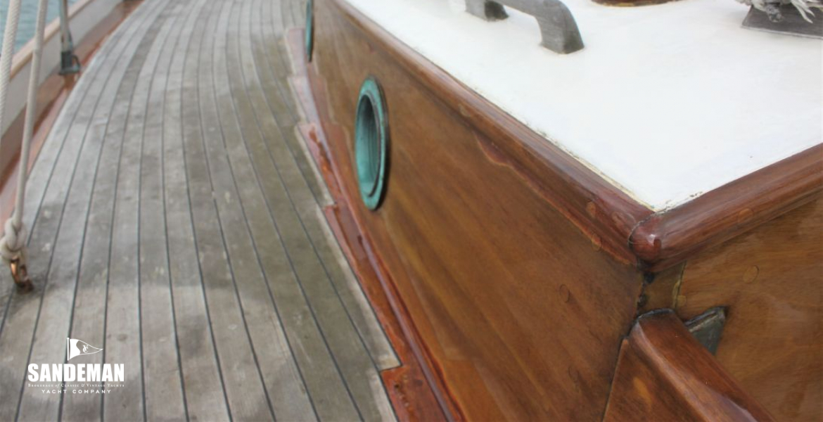 Port side deck view fwd