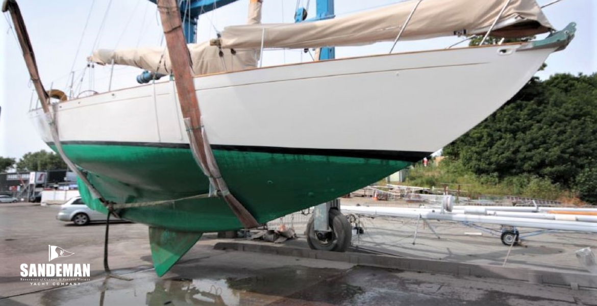 Hauled out centreboard down
