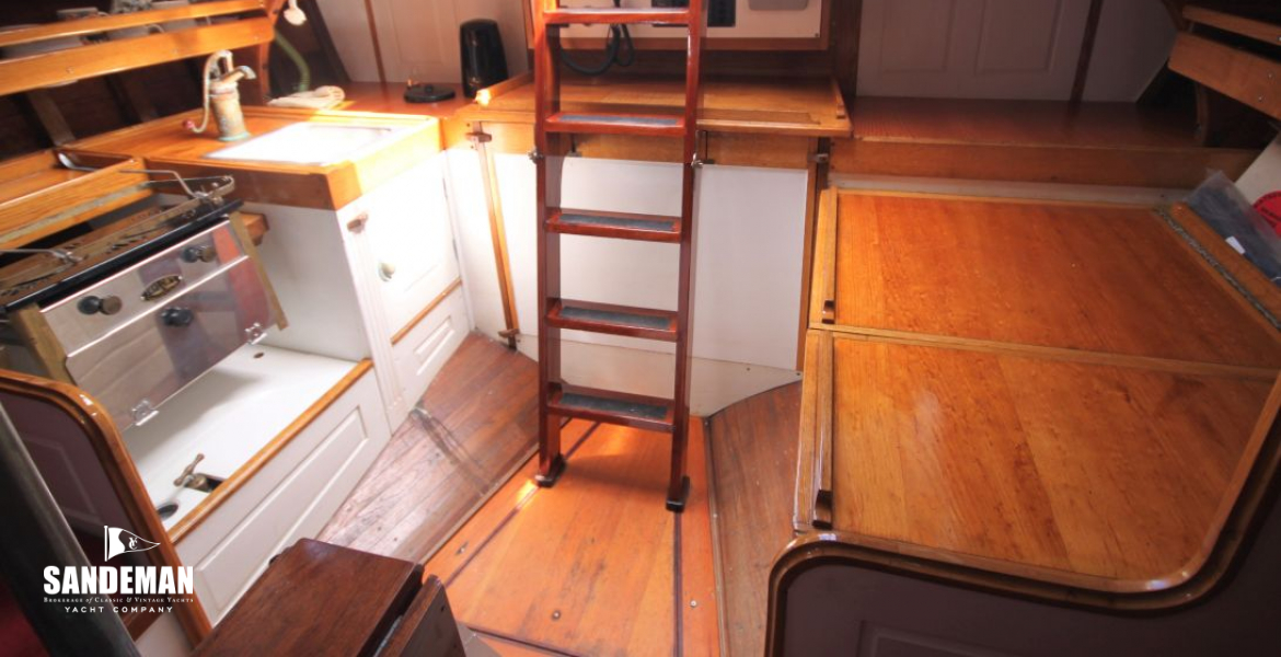 Galley chart area and exit