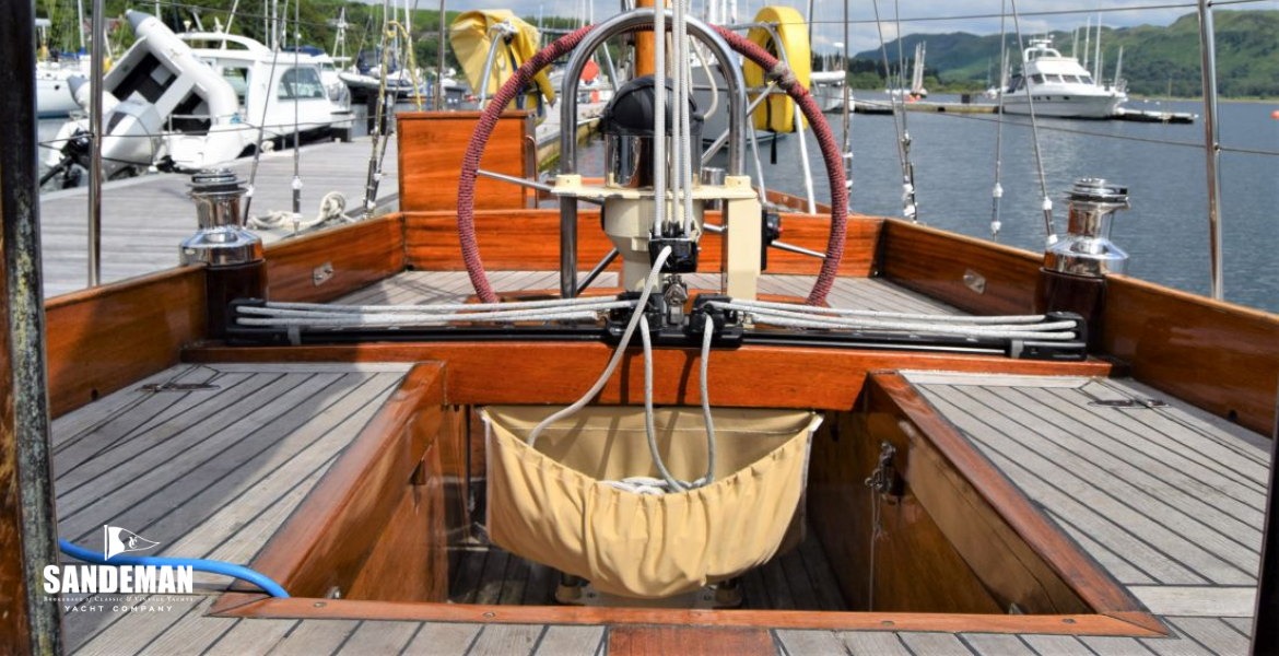 View aft from companionway