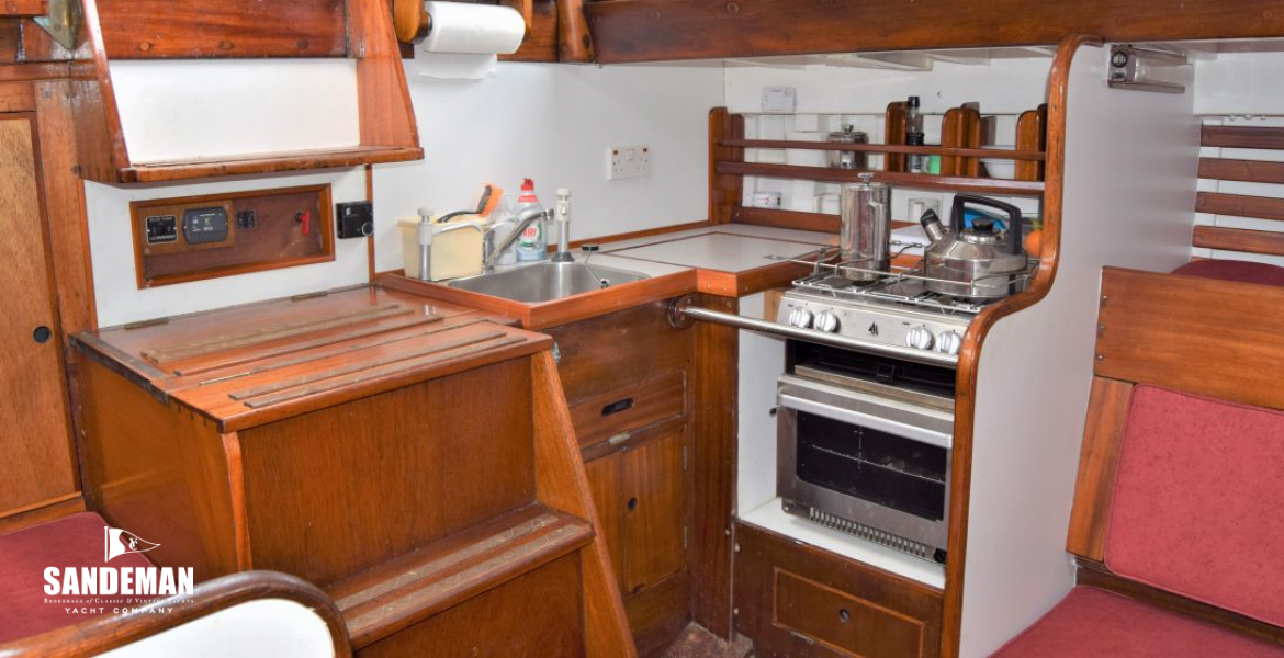 Galley view aft