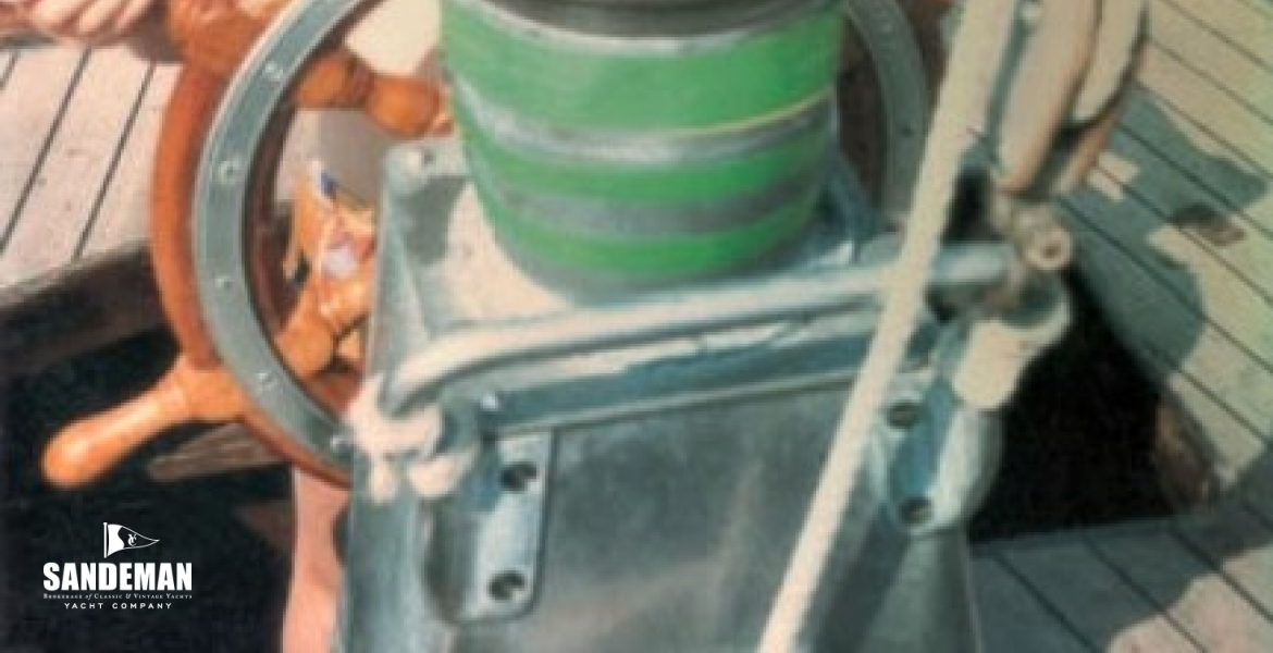 Ben Ainslie at the helm 1980s