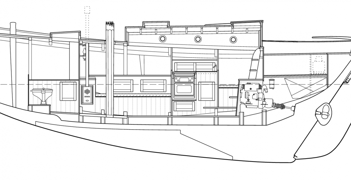 General arrangement stbd side