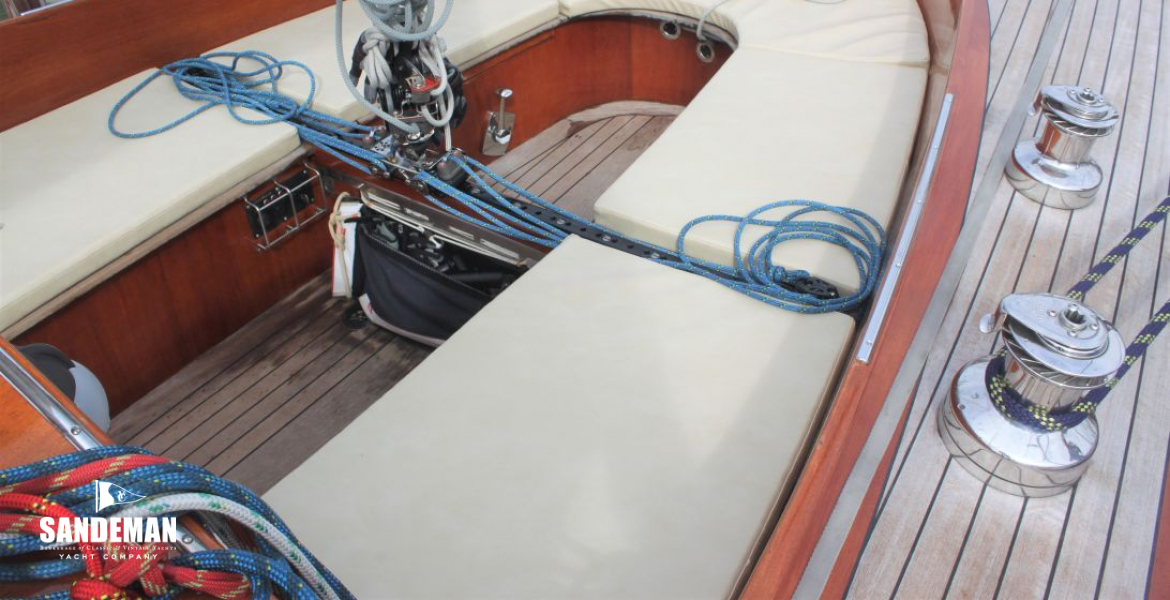 Cockpit view aft