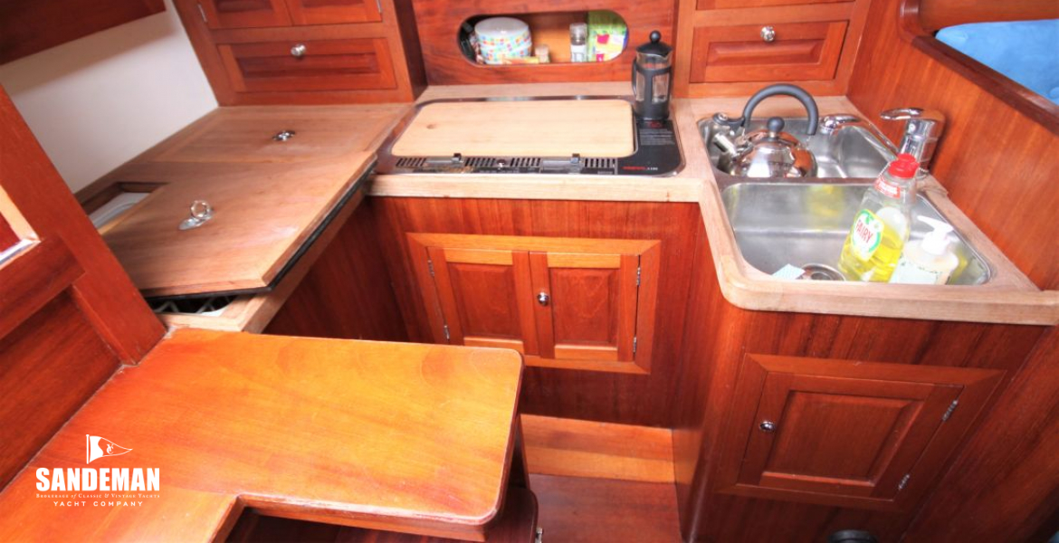 Galley to port