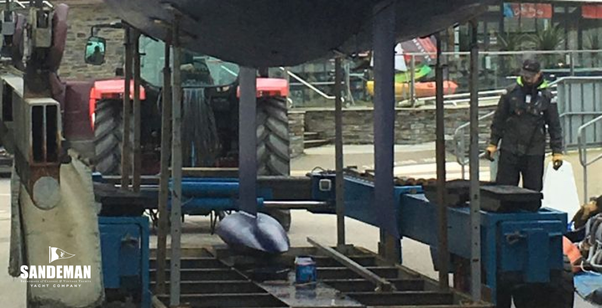 Hauled out - aft