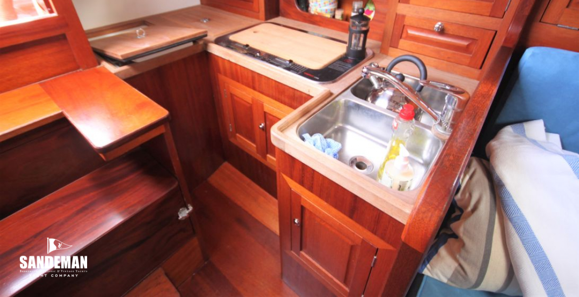 Galley view aft to port