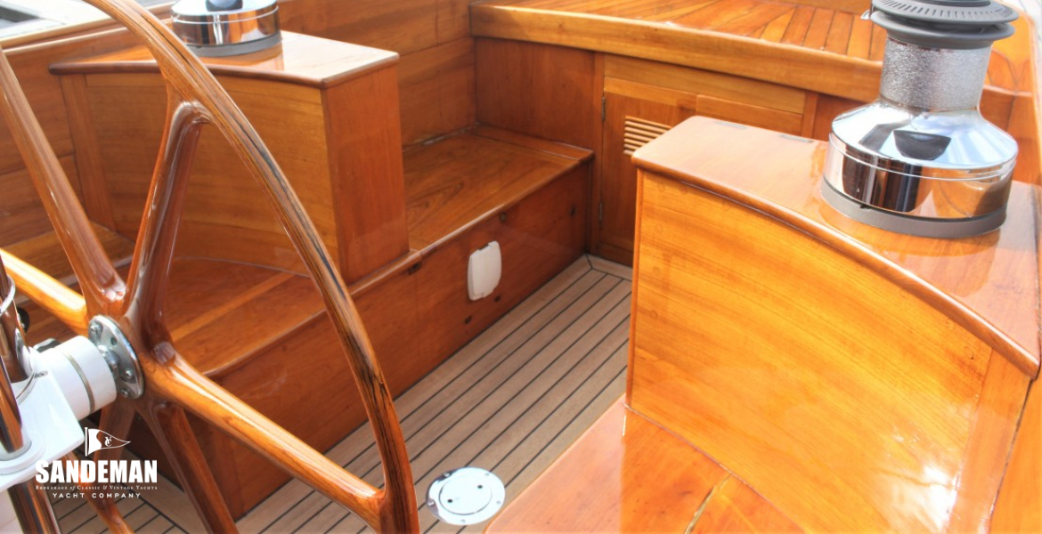 Cockpit view aft
