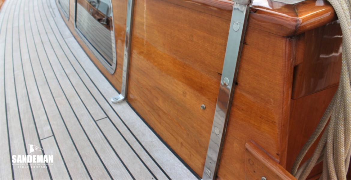 Deckhouse view fwd to port