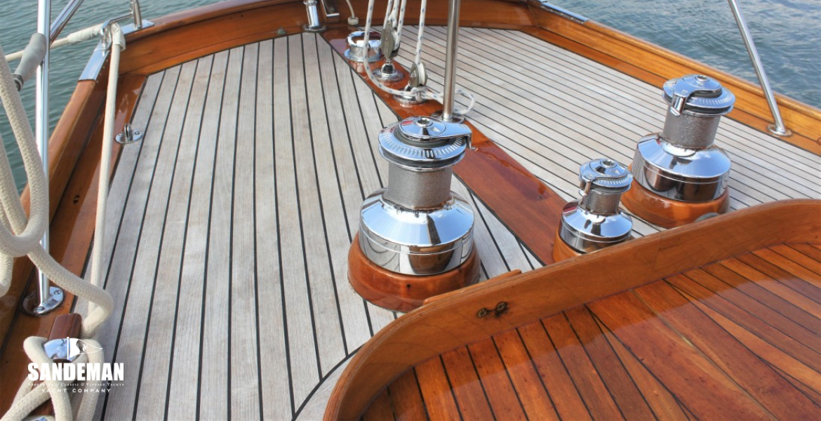 Aft deck view aft
