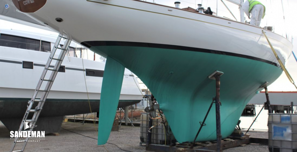 Hauled out aft