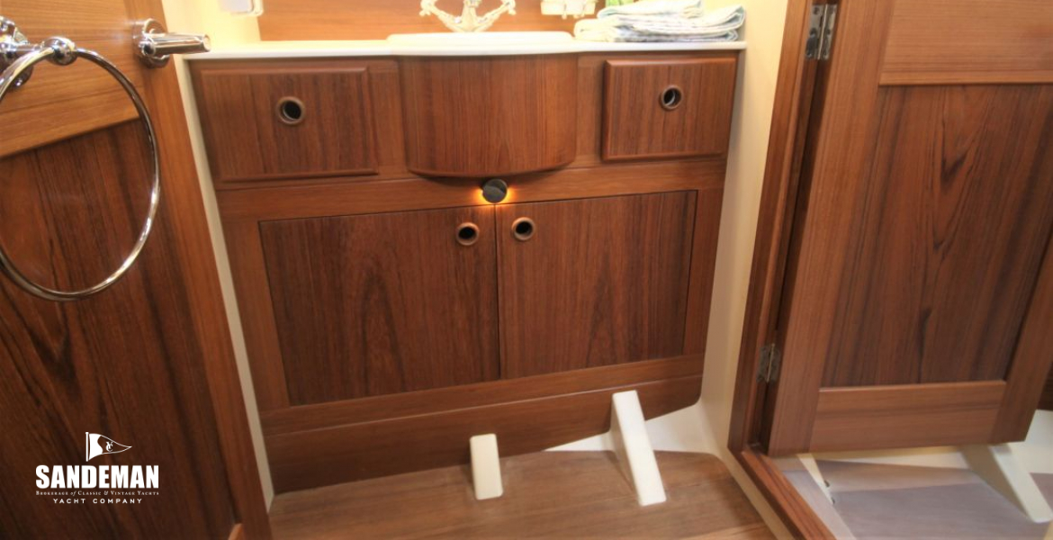 Bathroom view to port