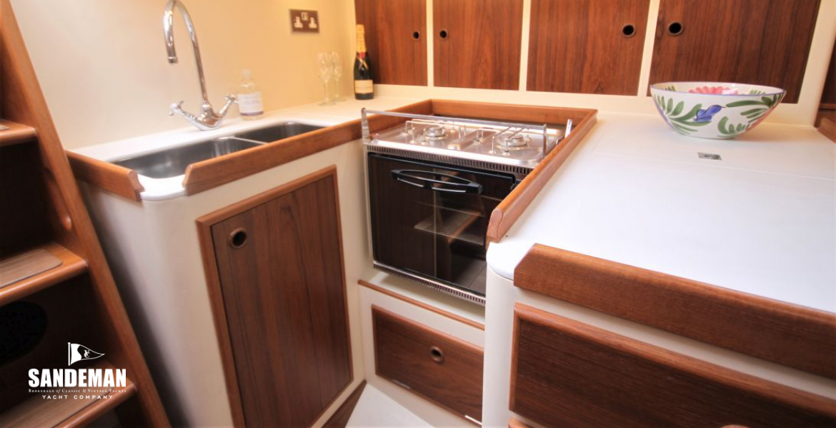 Galley to port