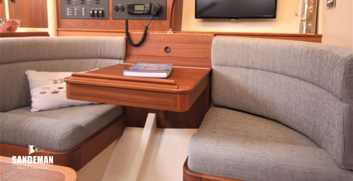 Port seating view aft