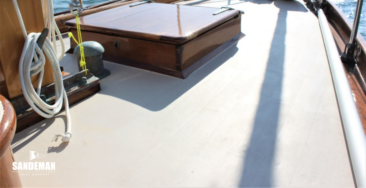 Forward to foredeck