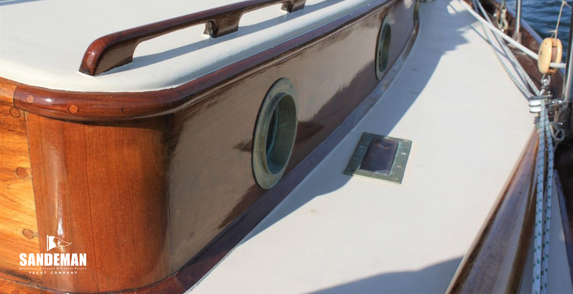 Port side deck view aft