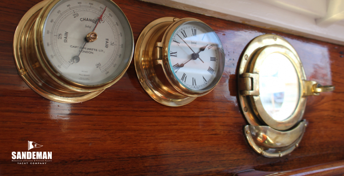 Clock and barometer