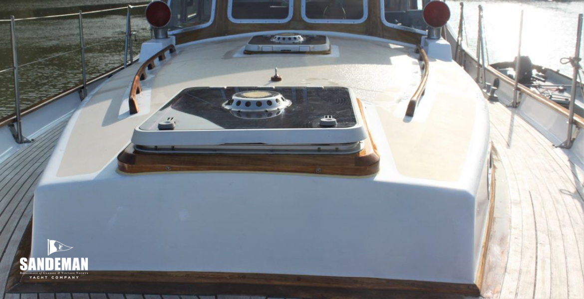 View aft from foredeck