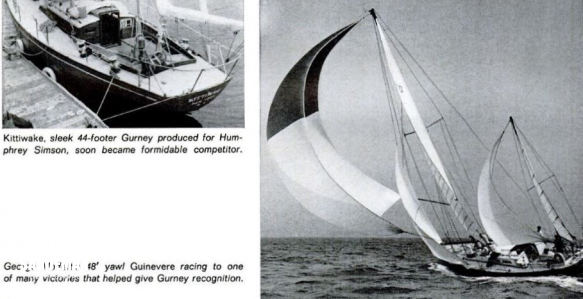 KITTIWAKE and GUINEVERE in Boating Nov 1968