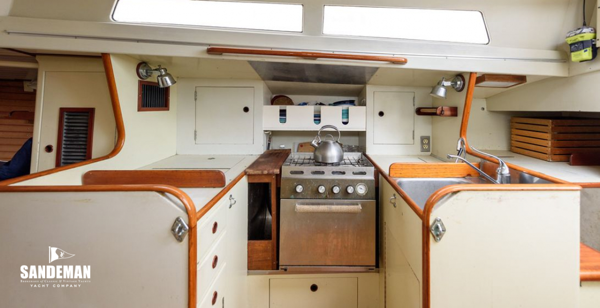 Galley view to stbd