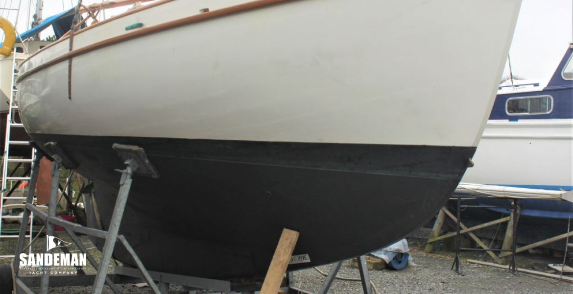 Hauled out fwd of beam
