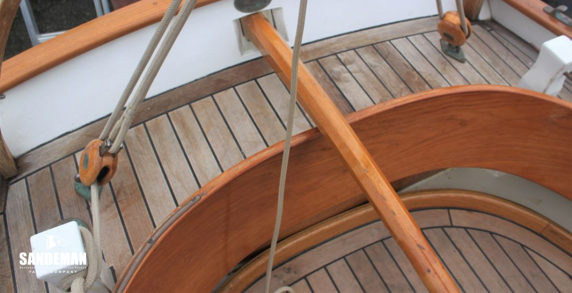 Cockpit view aft to port