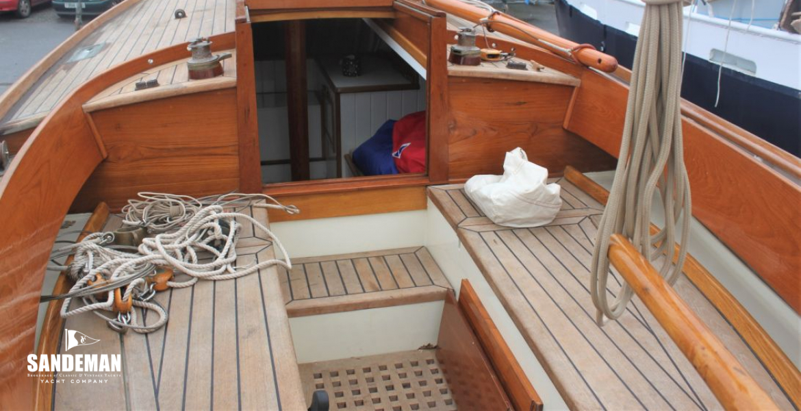 On deck overview from aft