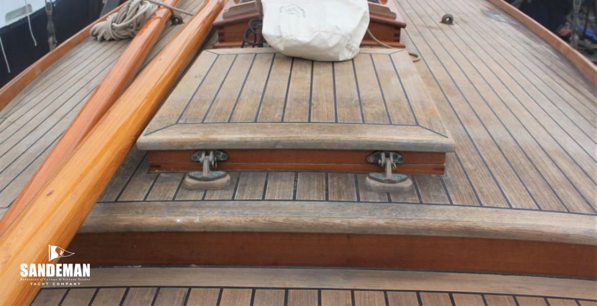 View aft from foredeck