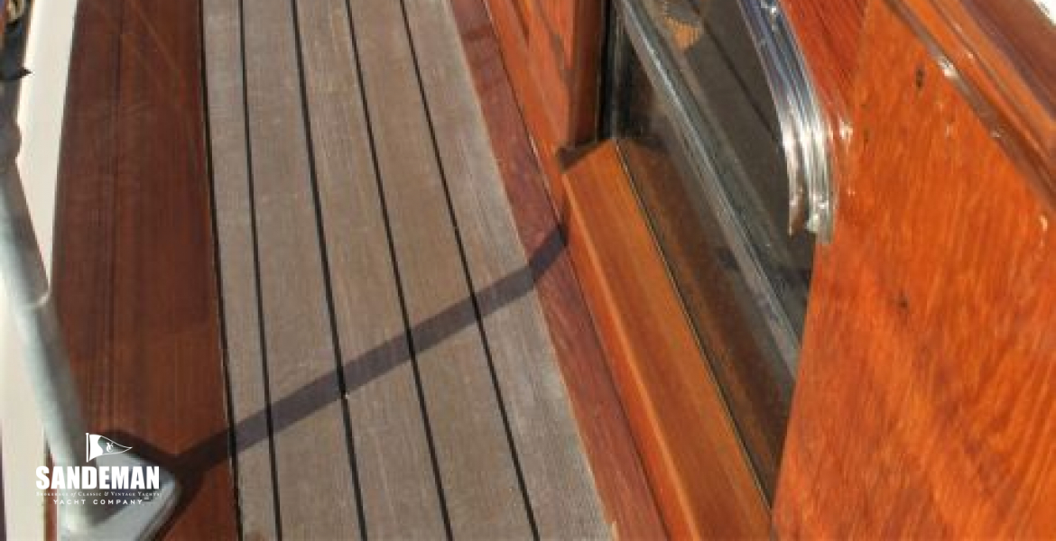 Port aft side deck view fwd