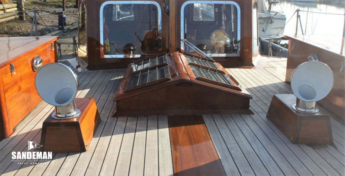 View aft on fwd deck