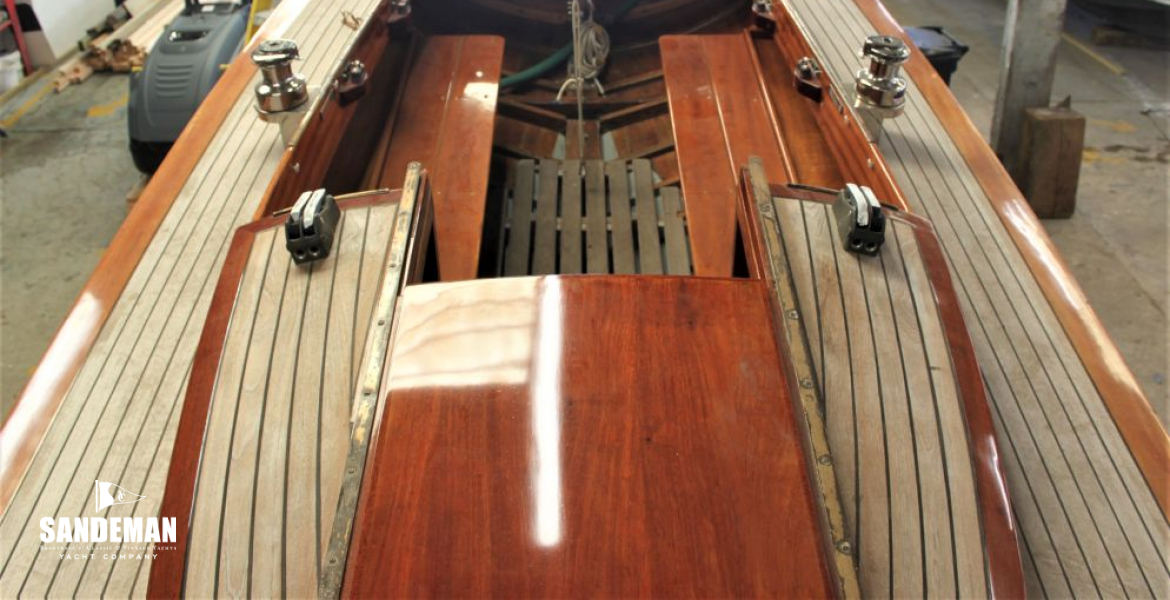 View aft to cockpit over house