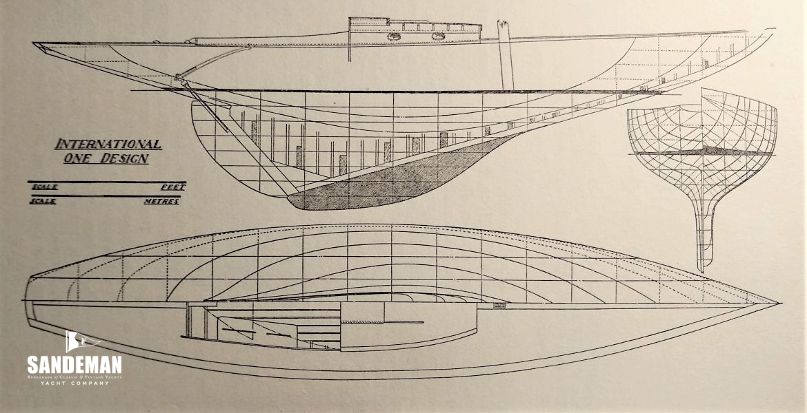 General arrangement/ lines drawn by Uffa Fox