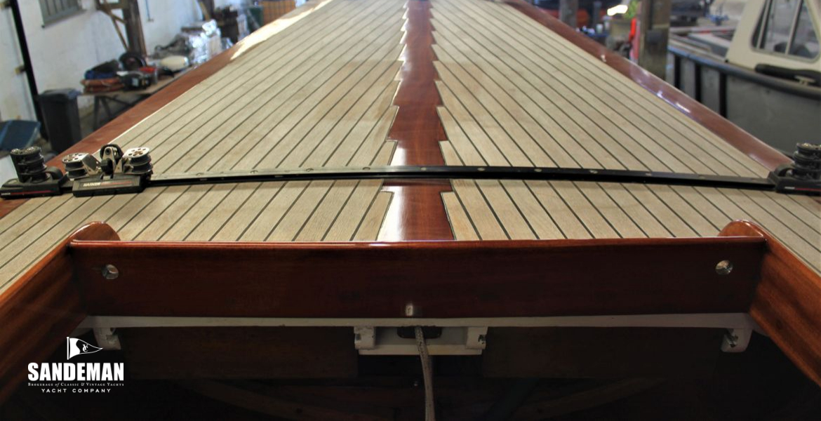 Aft deck view from cockpit
